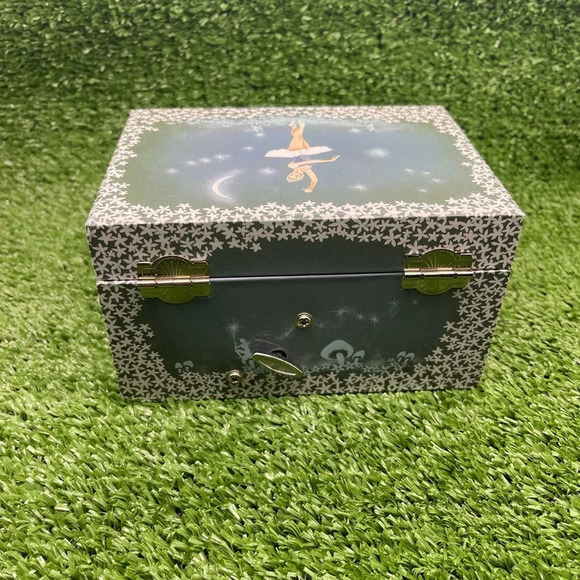 Twirling Ballerina and Mushrooms Musical Jewelry Storage Box, NWT 🩰🍄 - Picture 8 of 15